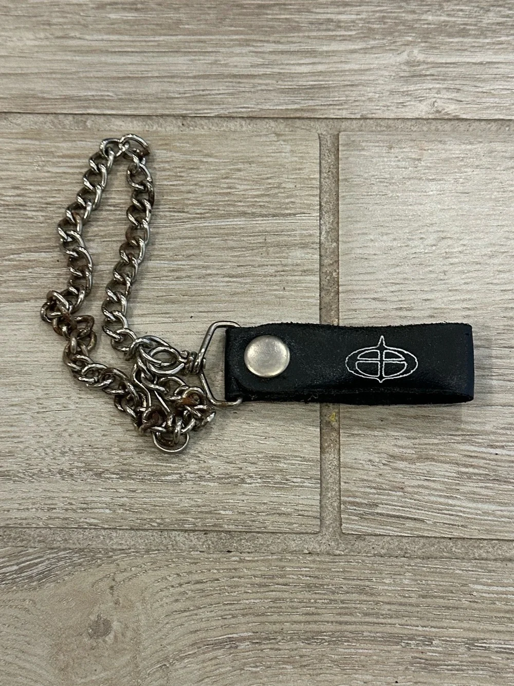 VTG Y2K Ozzy Osbourne Chain Wallet Original Chain & Logo Leather Tab